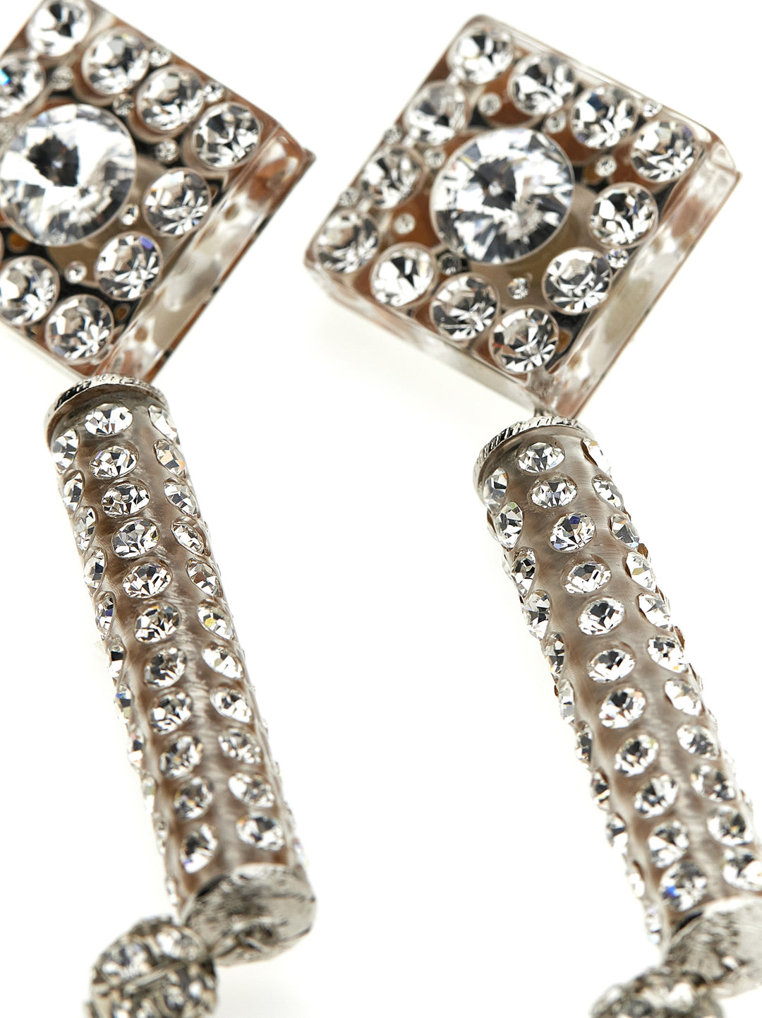 Crystal Earrings Gioielli Silver
