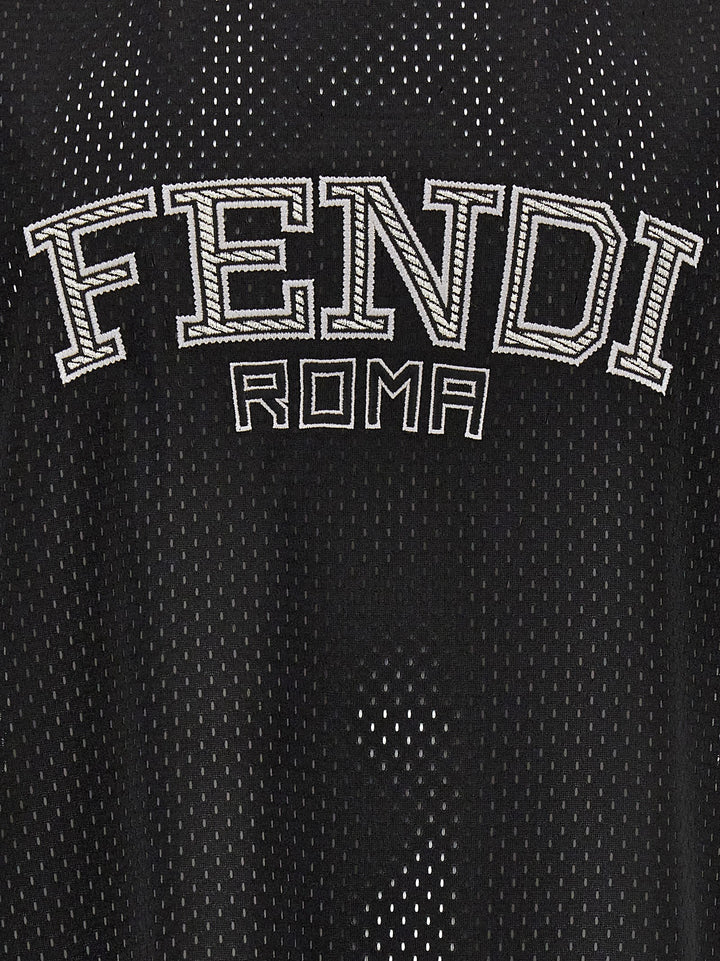 Fendi Roma T Shirt Nero