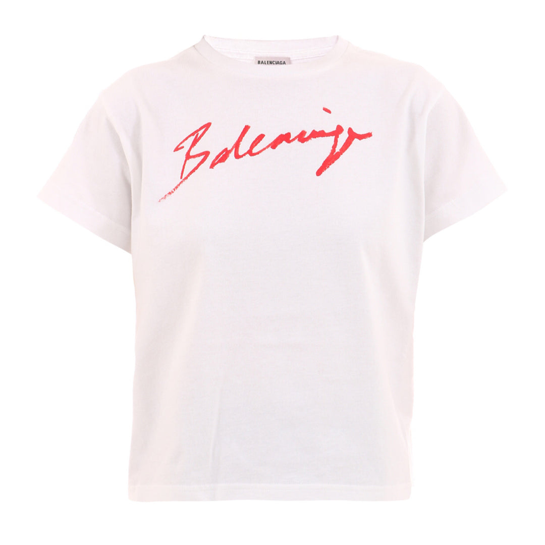 T-shirt con logo-Balenciaga-Wanan Luxury