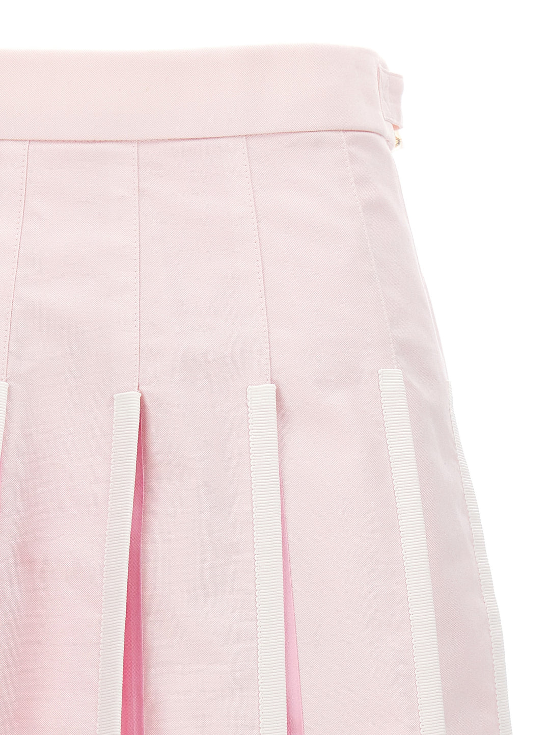 Pleated Oxford Skirt Gonne Rosa