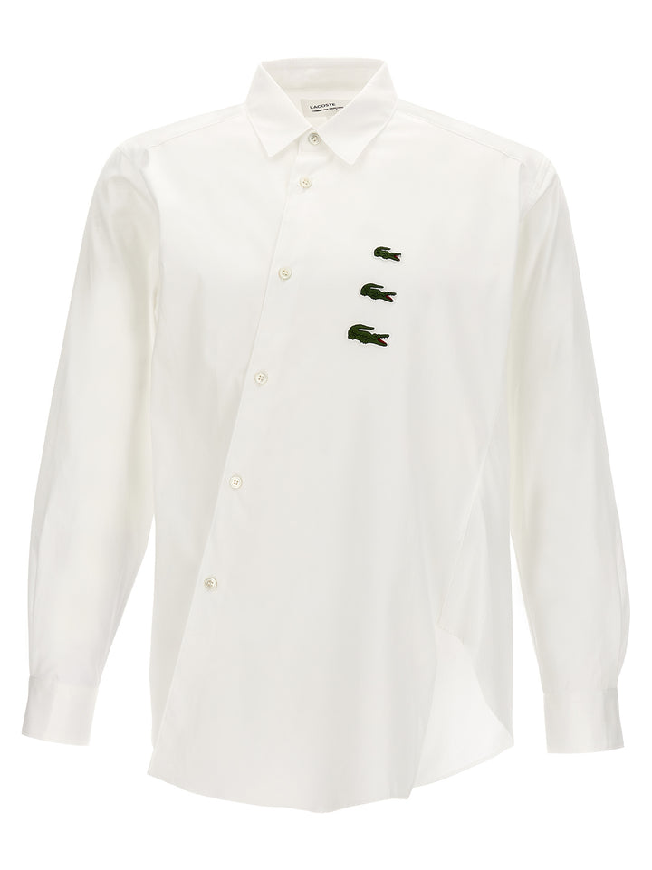 Comme Des GarçOns Shirt X Lacoste Shirt Camicie Bianco