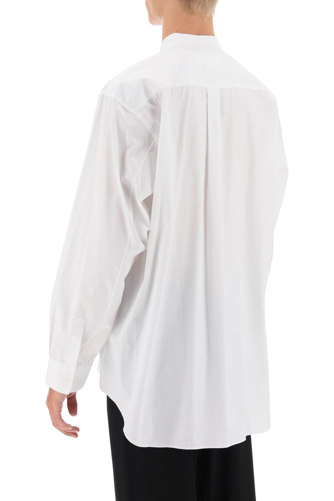Camicia Oversize Con Maxi Patch X Lacoste - Comme Des Garçons Shirt - Uomo