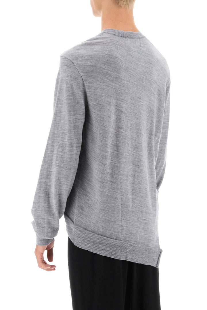 Pullover Con Taglio Sbieco X Lacoste - Comme Des Garçons Shirt - Uomo