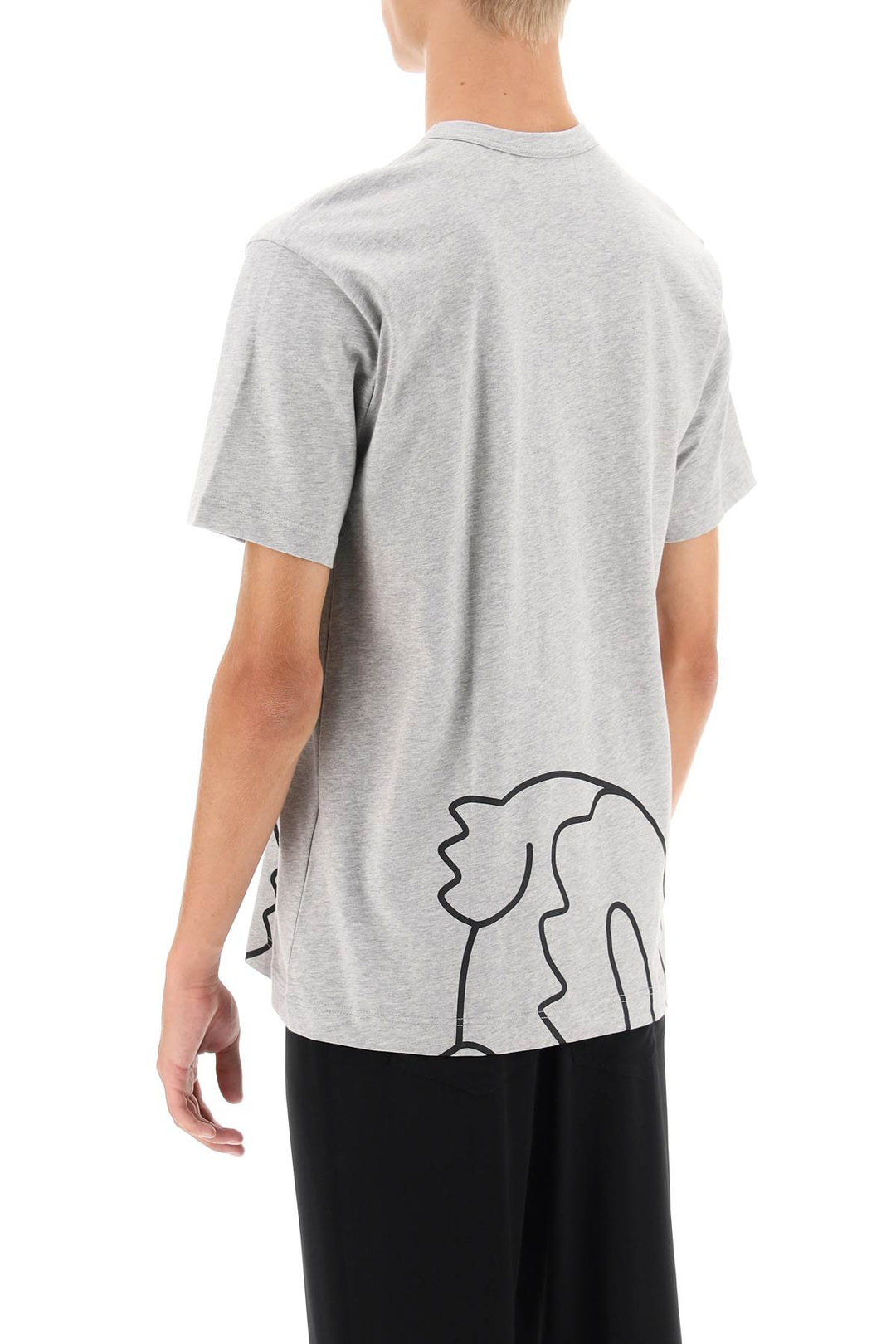T Shirt Con Stampa Grafica X Lacoste - Comme Des Garçons Shirt - Uomo