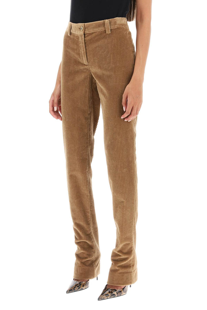 Pantaloni A Trombetta In Corduroy - Dolce & Gabbana - Donna