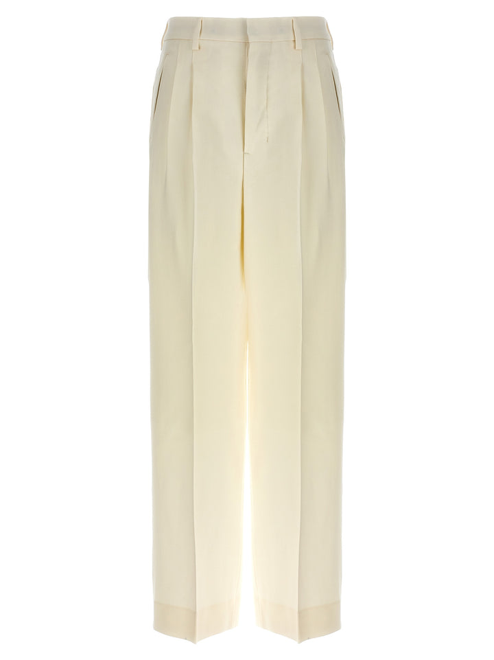 Ami Paris Trousers Pences Pantaloni - Bianco | 6ca9d096ddd9d14020018c135424d2a7b58d2eb6