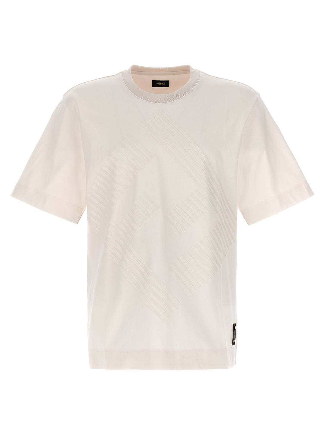 Fendi Shadow T Shirt Bianco