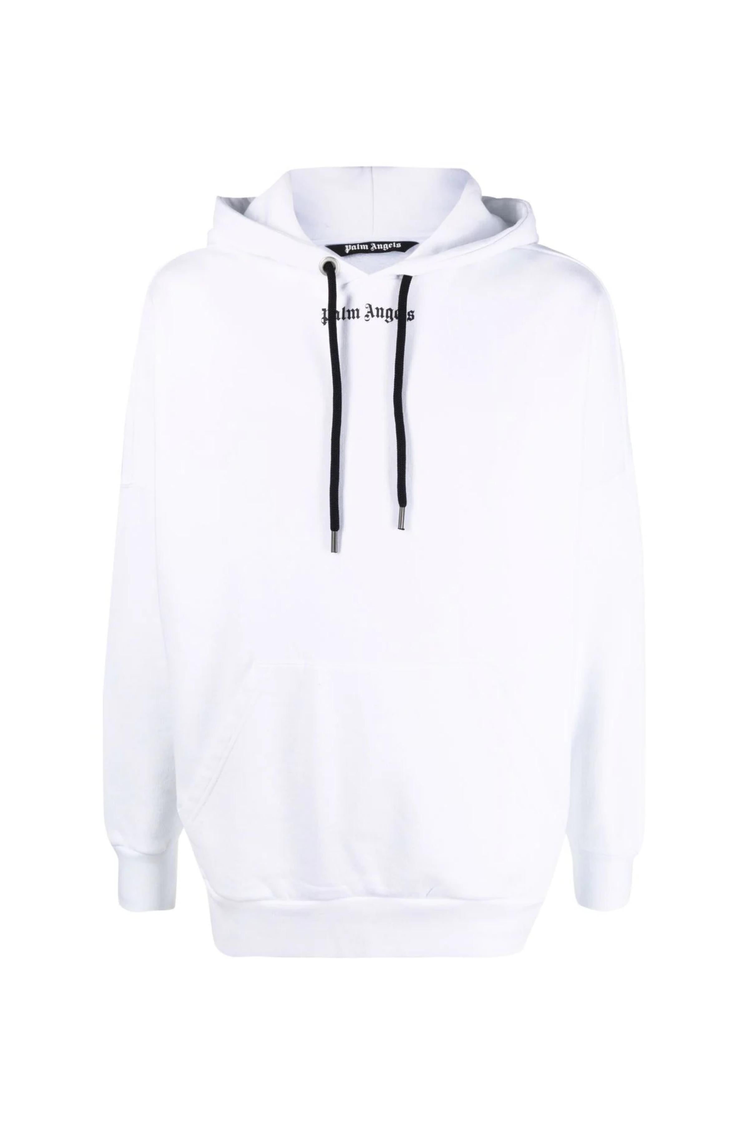 Palm angels felpa bianca on sale