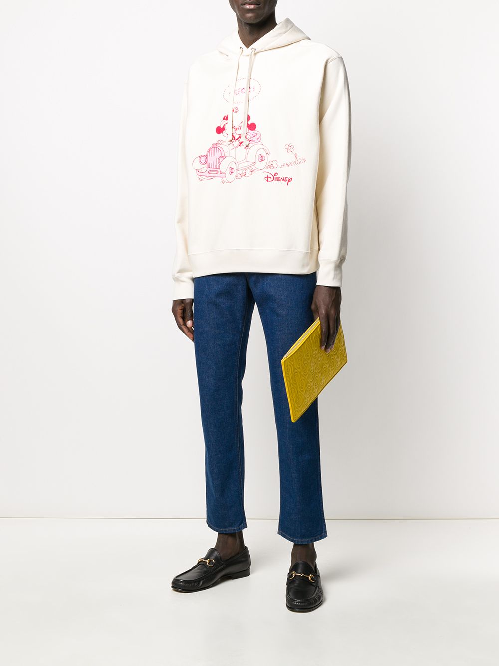 Felpa con cappuccio stampa Disney x Gucci Wanan Luxury