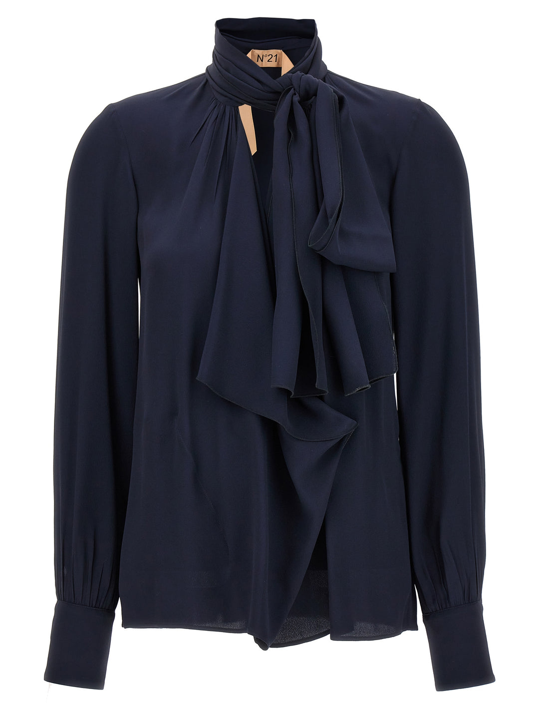 Draping Blouse Camicie Blu