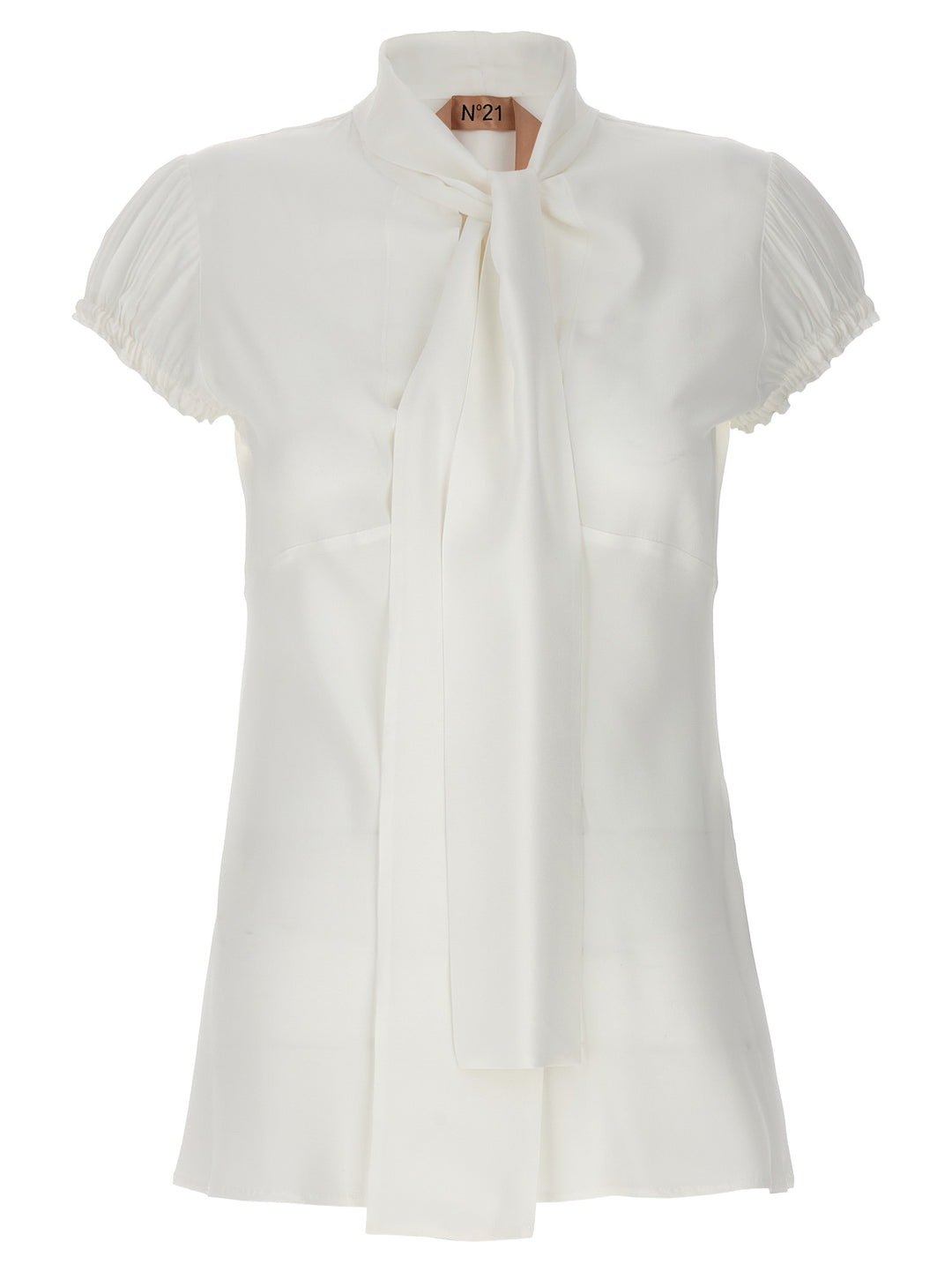 Lavaliere Silk Blouse Camicie Bianco