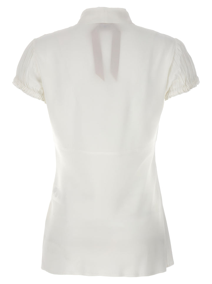 Lavaliere Silk Blouse Camicie Bianco