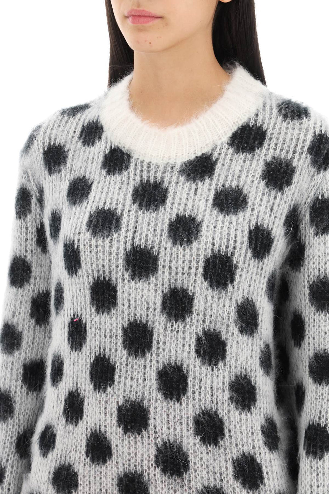 Pullover A Pois In Mohair - Marni - Donna