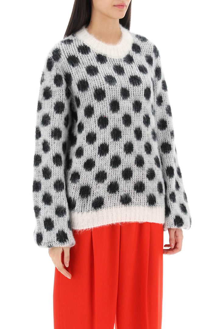 Pullover A Pois In Mohair - Marni - Donna
