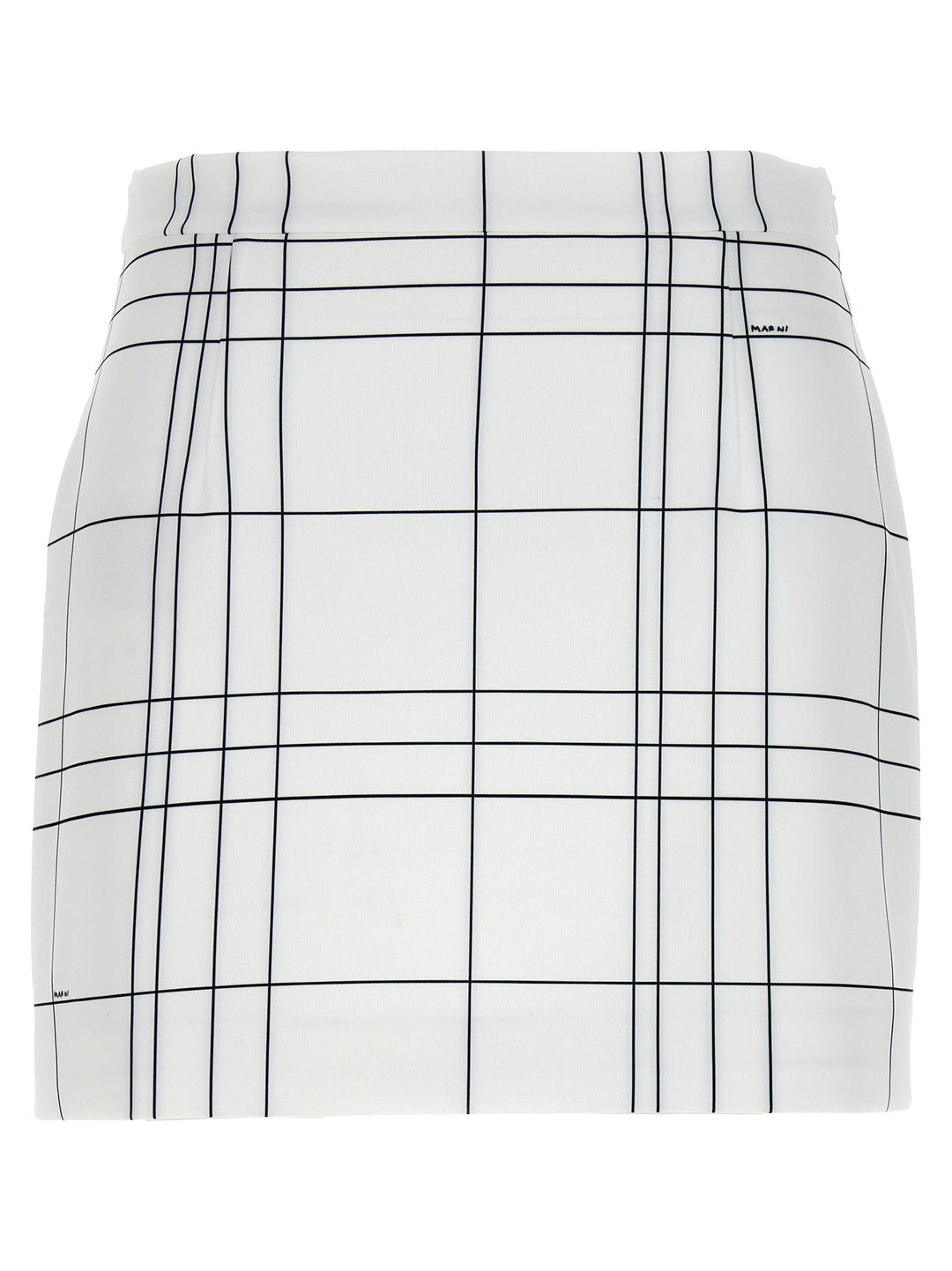 Patterned Skirt Gonne Bianco/Nero