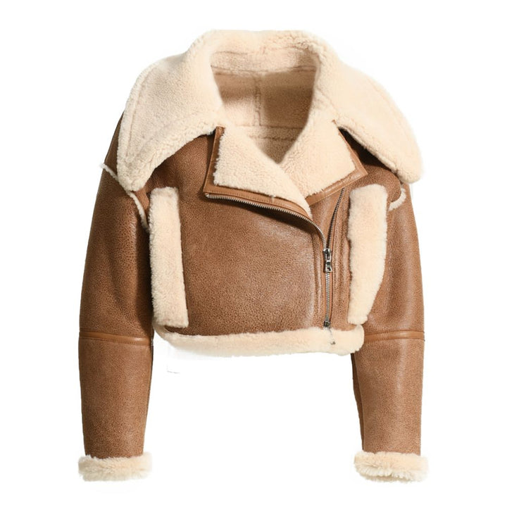 Giacca Mous Marrone in Pelle