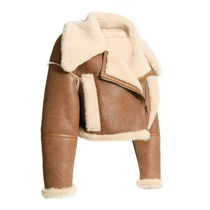 Giacca Mous Marrone in Pelle