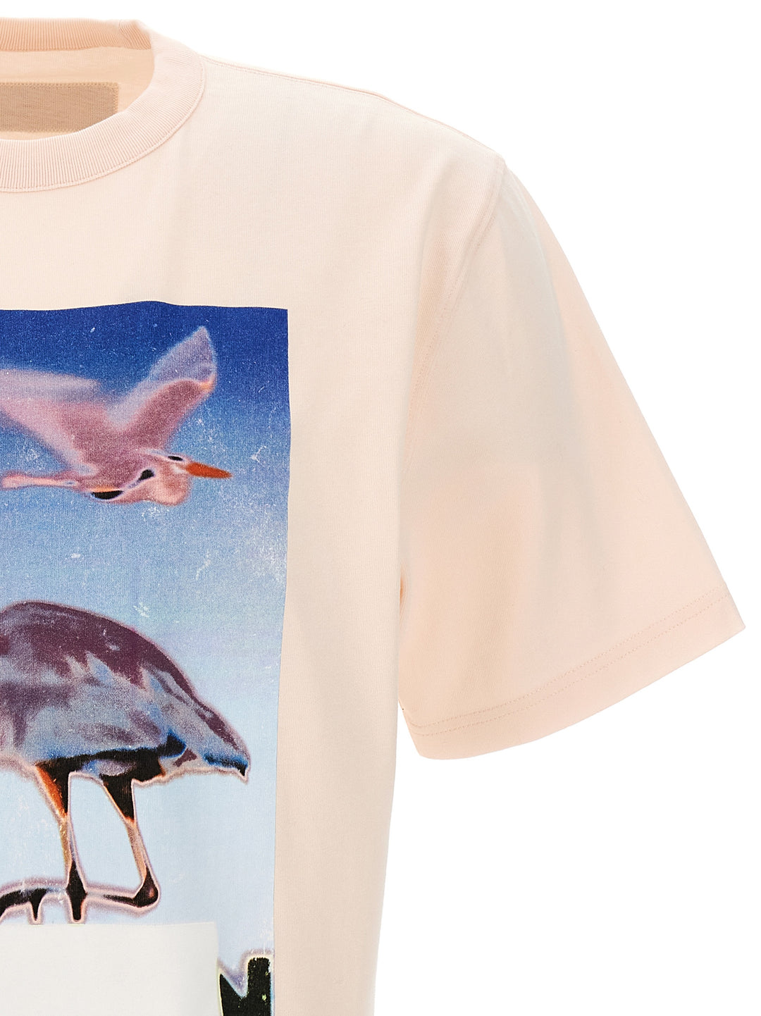 Censored Heron T Shirt Rosa