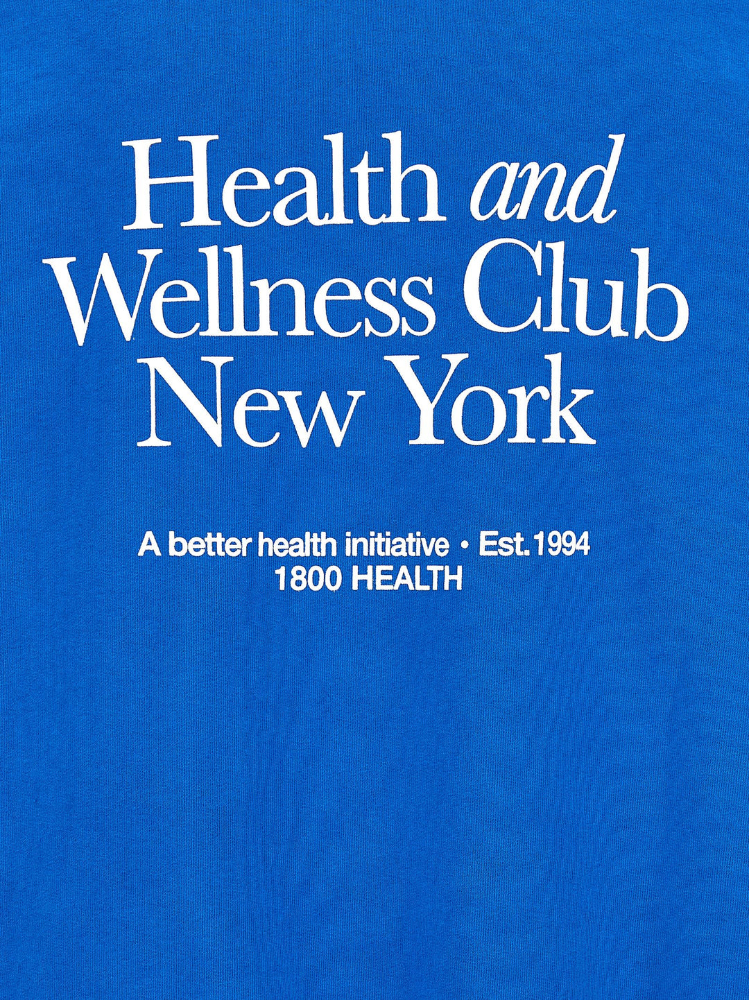 Health And Wellness Club Felpe Celeste