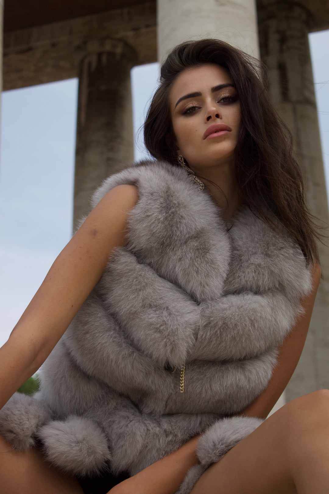 Giacca Roxanne in pelliccia di volpe-Wanan Touch-Wanan Luxury