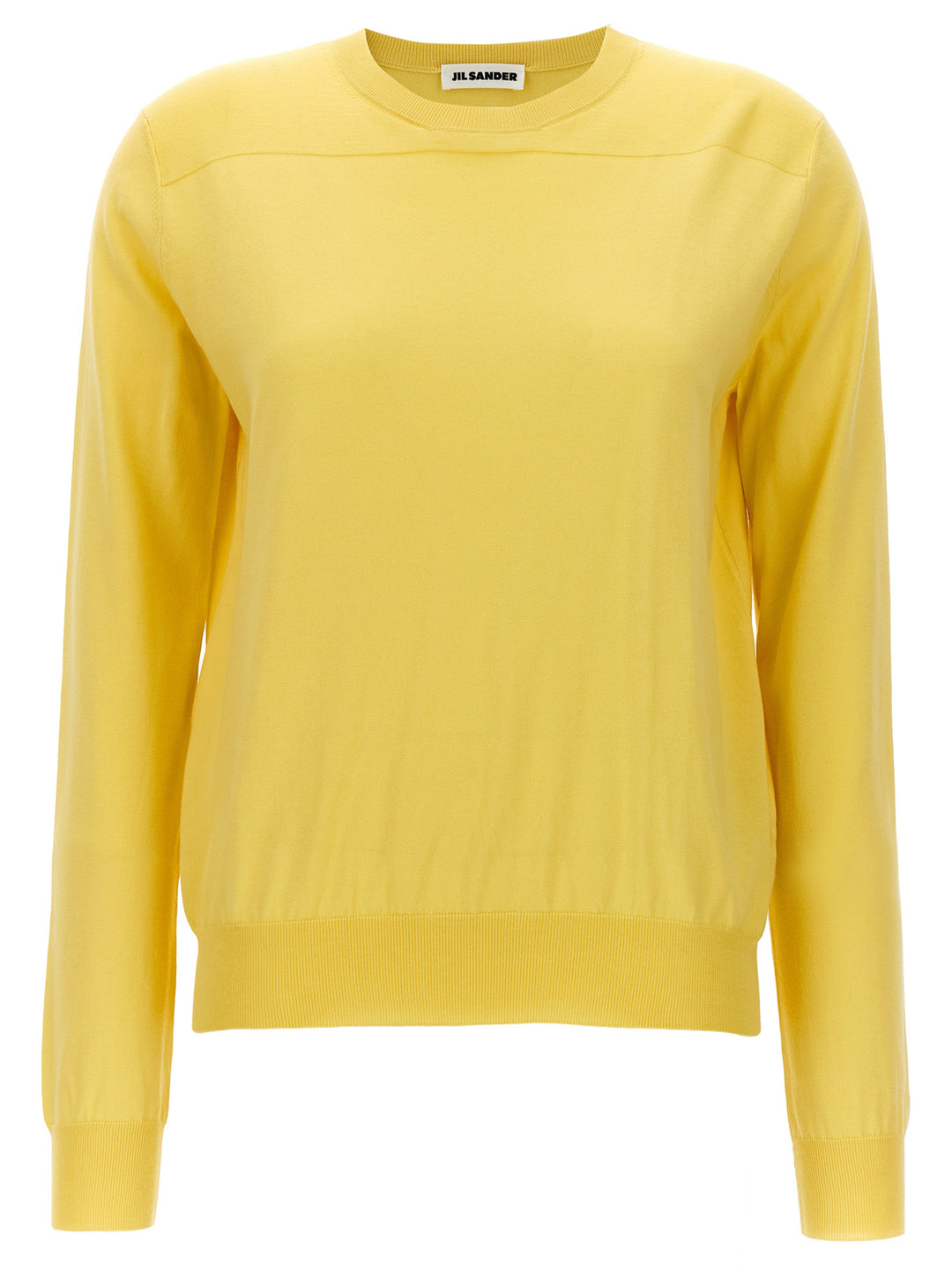 Jil Sander Round-Neck Sweater Maglioni - Giallo | bcac78658376d59397da2397587e0afcdfc175a3