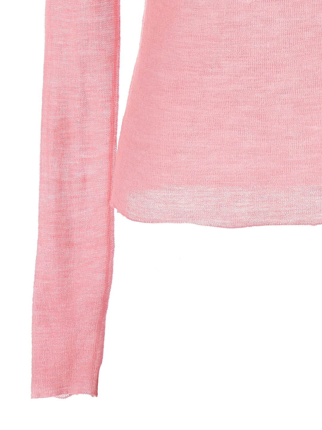 Semi-Sheer Sweater Maglioni Rosa