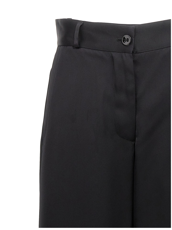 Jil Sander Wide Leg Pantaloni - Nero | 83184c5cad4b9754be7ac85282fe1d7c9a97512b