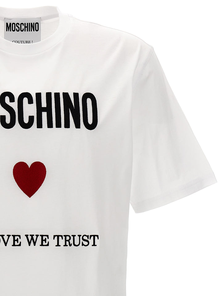 In Love We Trust T Shirt Bianco