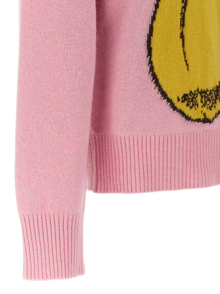 Peach Logo Sweater Maglioni Rosa