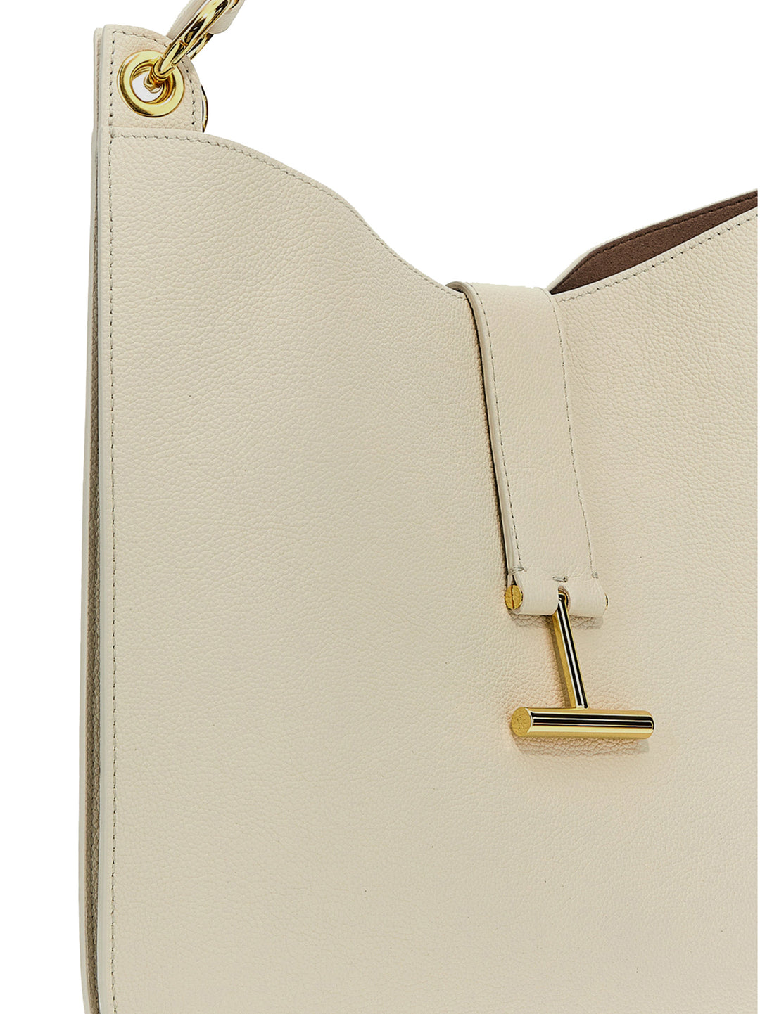 Large Leather Shoulder Strap Borse A Tracolla Bianco