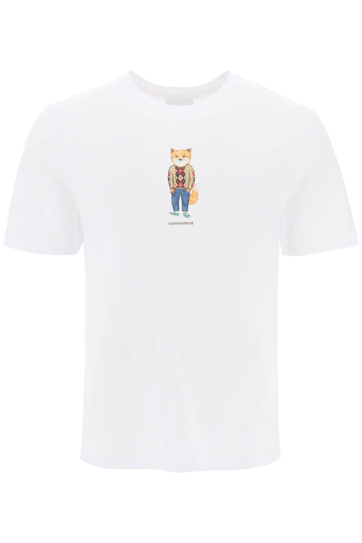 T Shirt Girocollo Dressed Fox - Maison Kitsune - Uomo