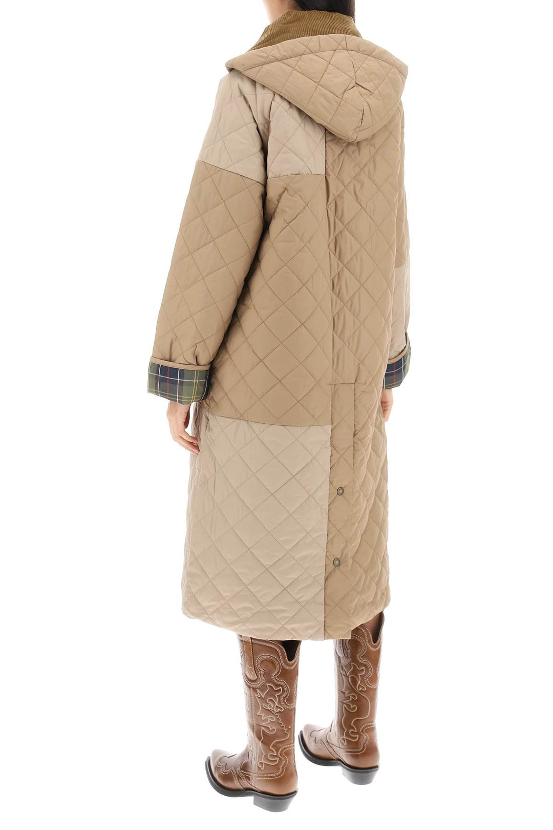 Trench Trapuntato Burghley - Barbour X Ganni - Donna