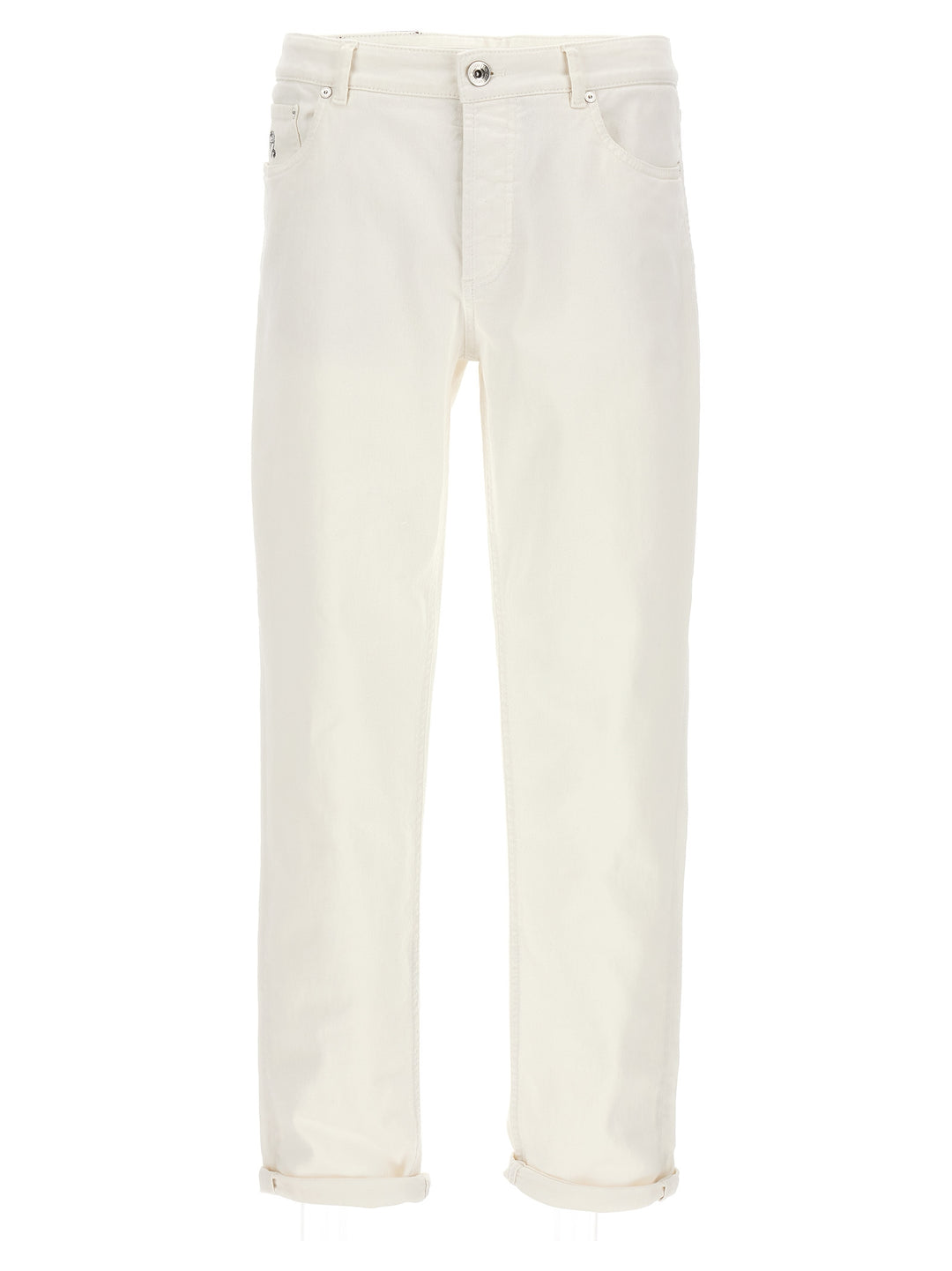 Traditional Fit Jeans Bianco