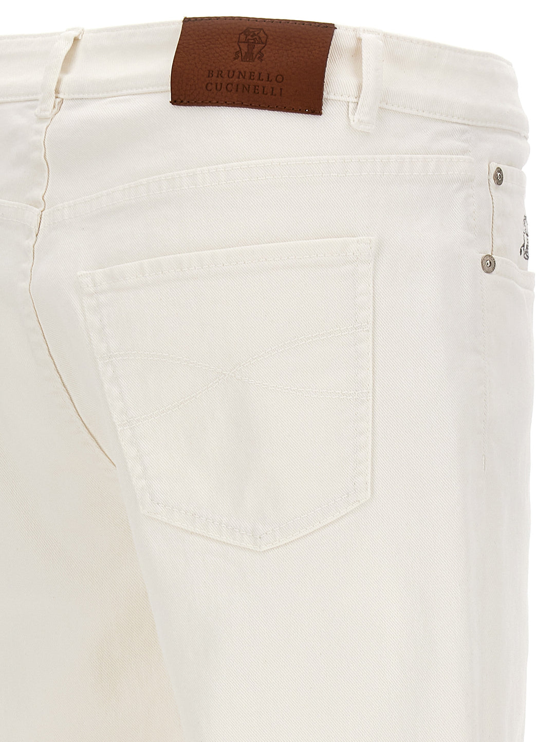 Traditional Fit Jeans Bianco