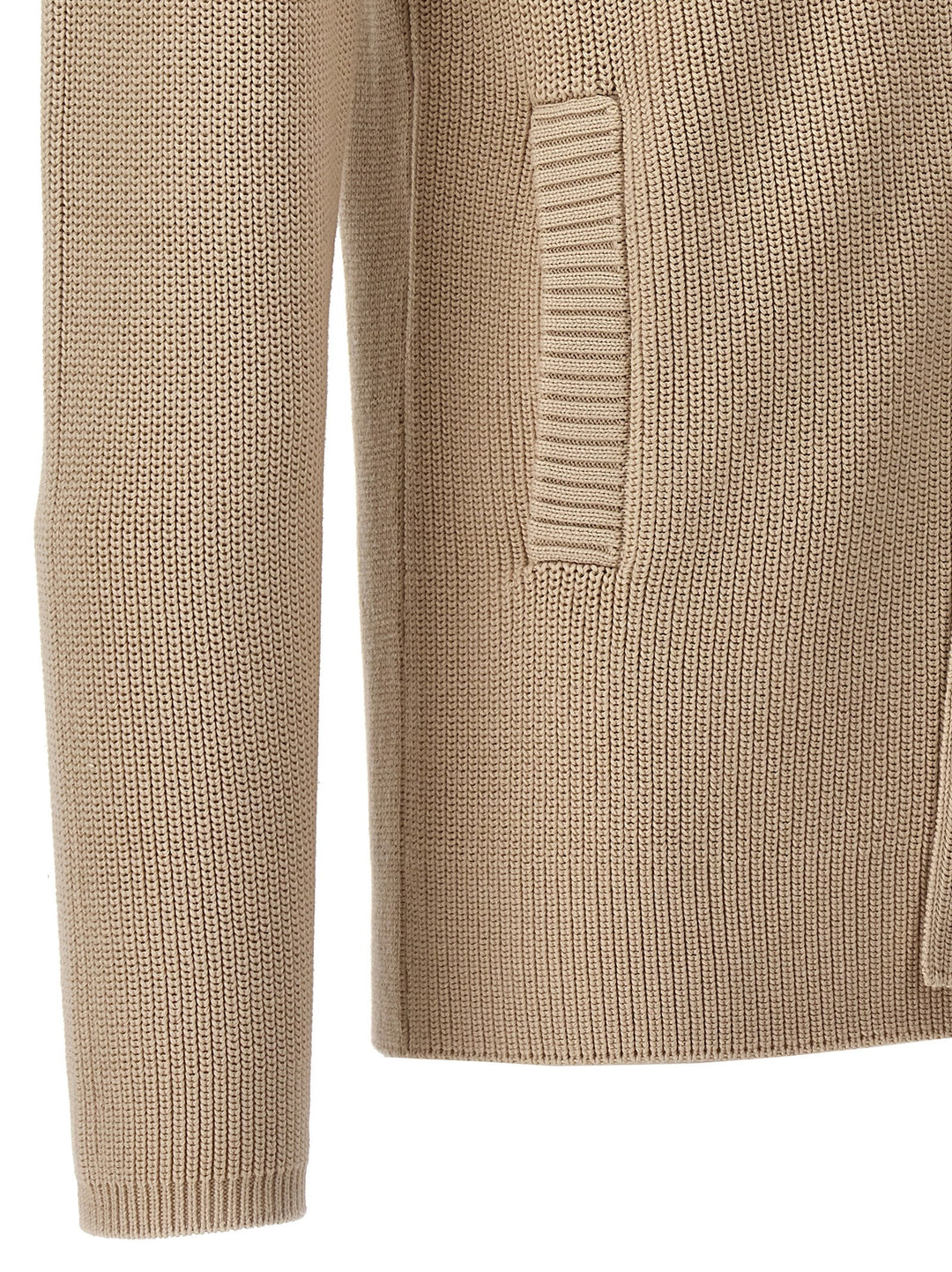 Double-Breasted Cardigan Maglioni Beige
