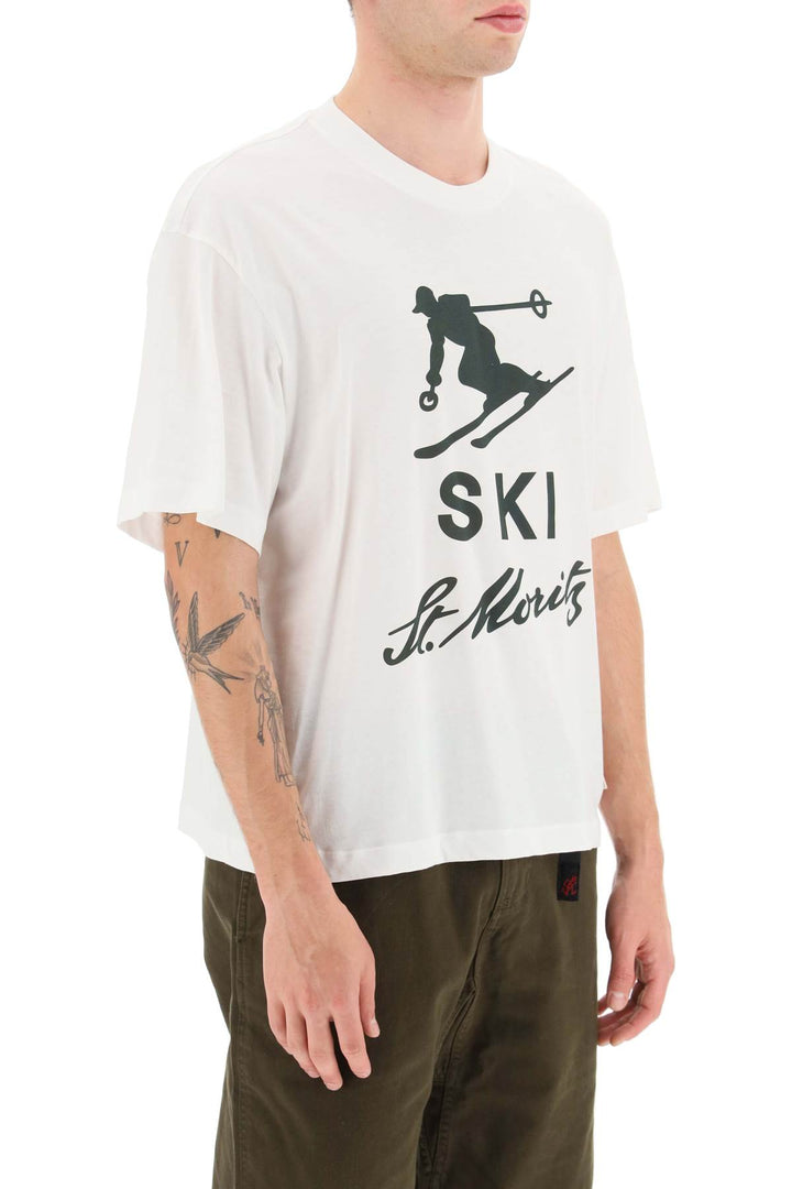 T Shirt Con Stampa 'Ski St. Moritz' - Bally - Uomo