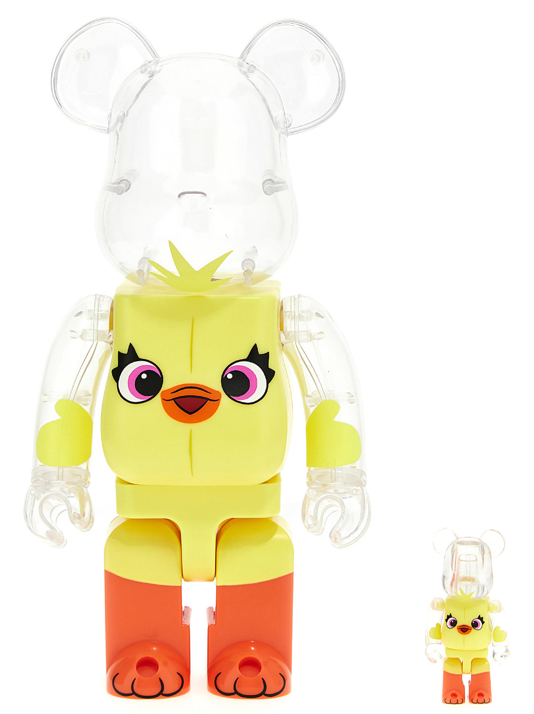 Be@Rbrick 100% And 400% Toy Story 4 Ducky Decorative Accessories Multicolor