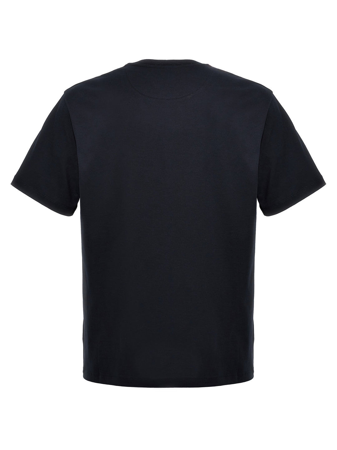 Logo Print T Shirt Blu