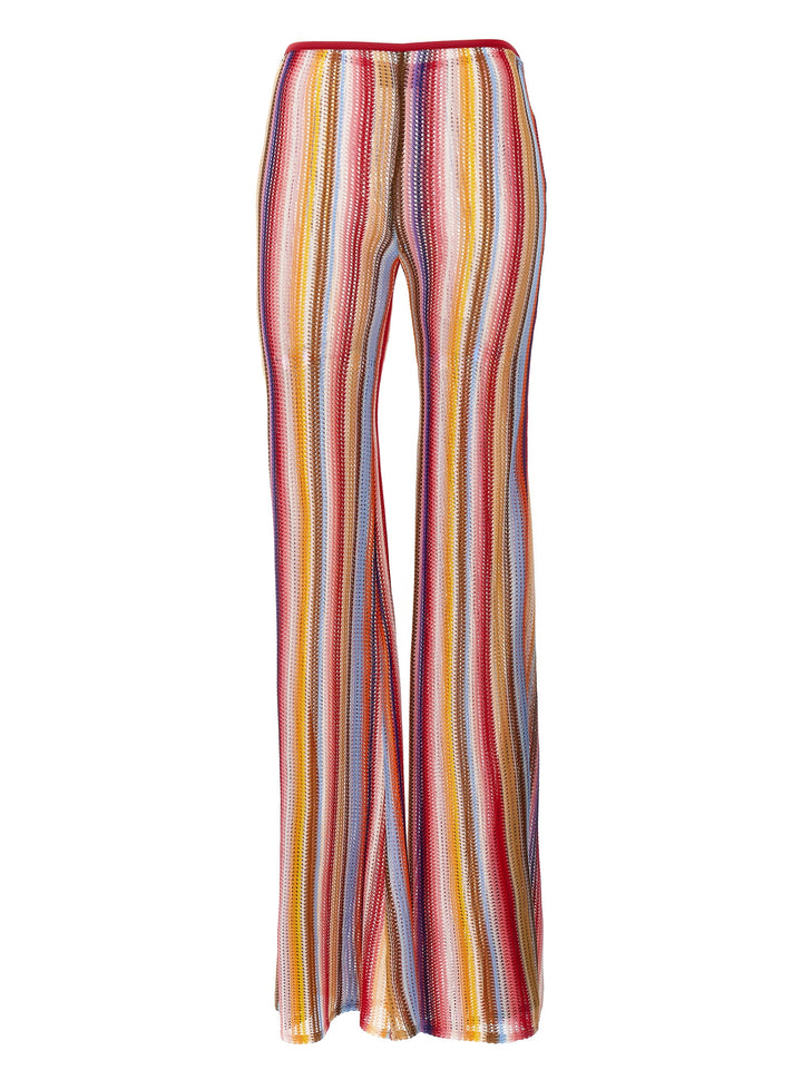 Multicolor Knit Pantaloni Multicolor