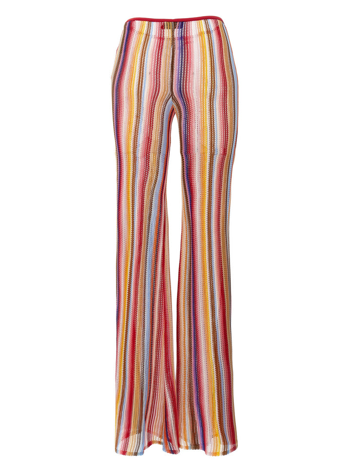 Multicolor Knit Pantaloni Multicolor