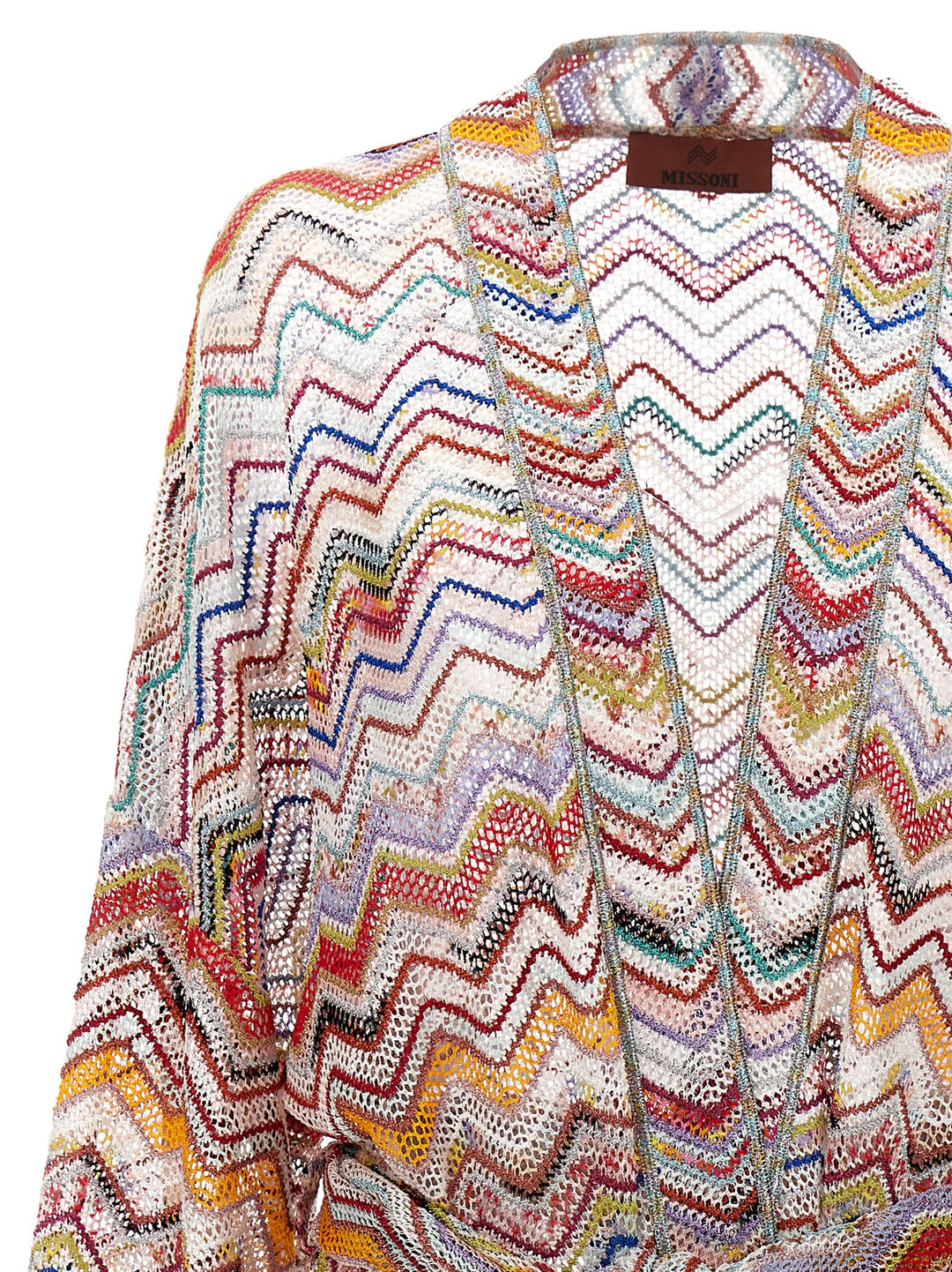 Crochet Kimono Beachwear Multicolor