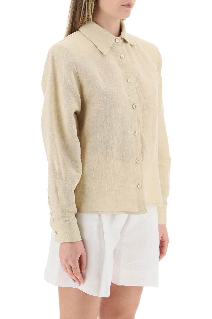 Camicia 'Malibu' In Cotone E Lino - Mvp Wardrobe - Donna