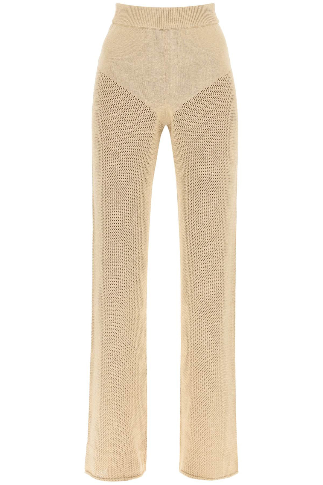 Pantaloni 'Cambria' In Maglia Traforata - Mvp Wardrobe - Donna