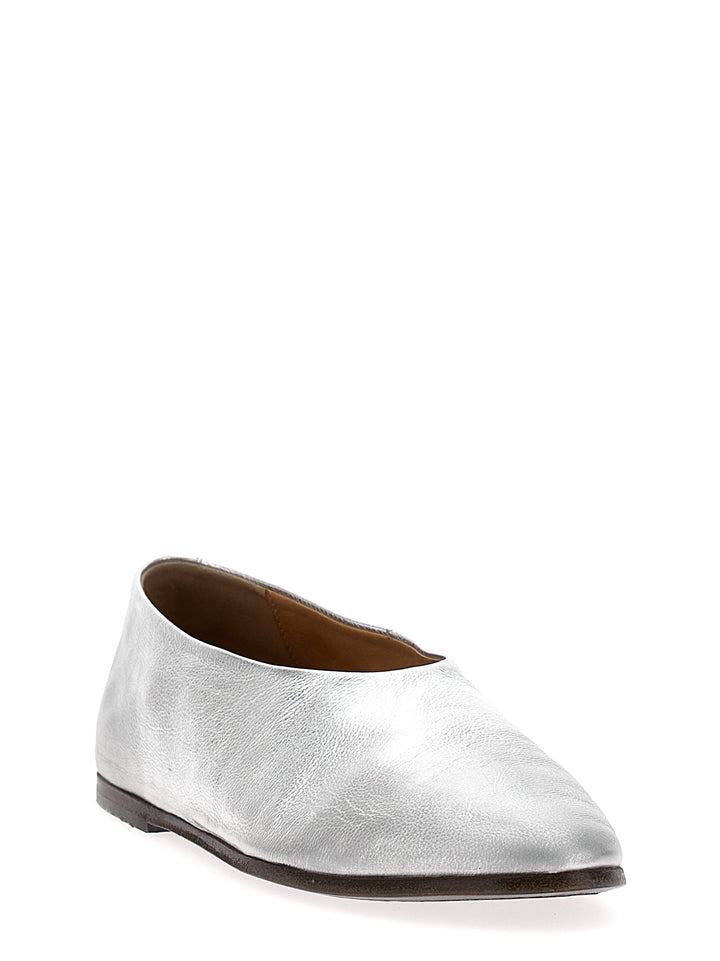 Coltellaccio Flat Shoes Silver