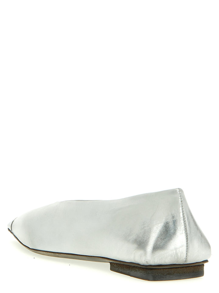 Ago Flat Shoes Silver