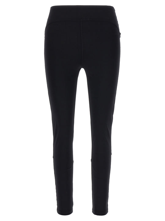 Tulle Insert Leggings Nero