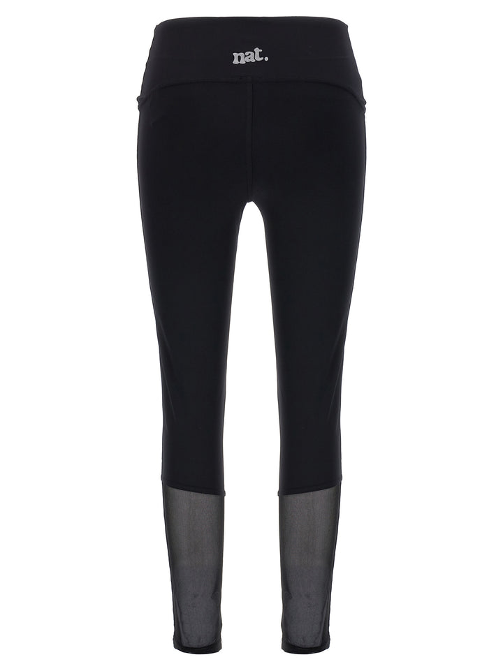 Not After Ten Tulle Insert Leggings - Nero | d1d7d463be30f1e6183d223ee36e58731d928e13