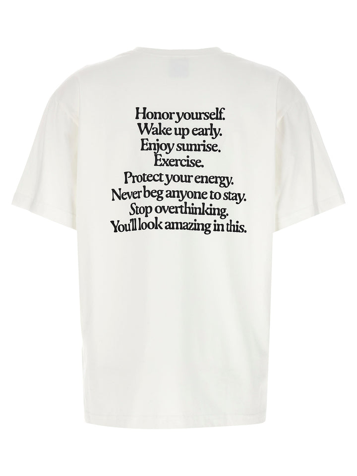 Manifesto T Shirt Bianco/Nero