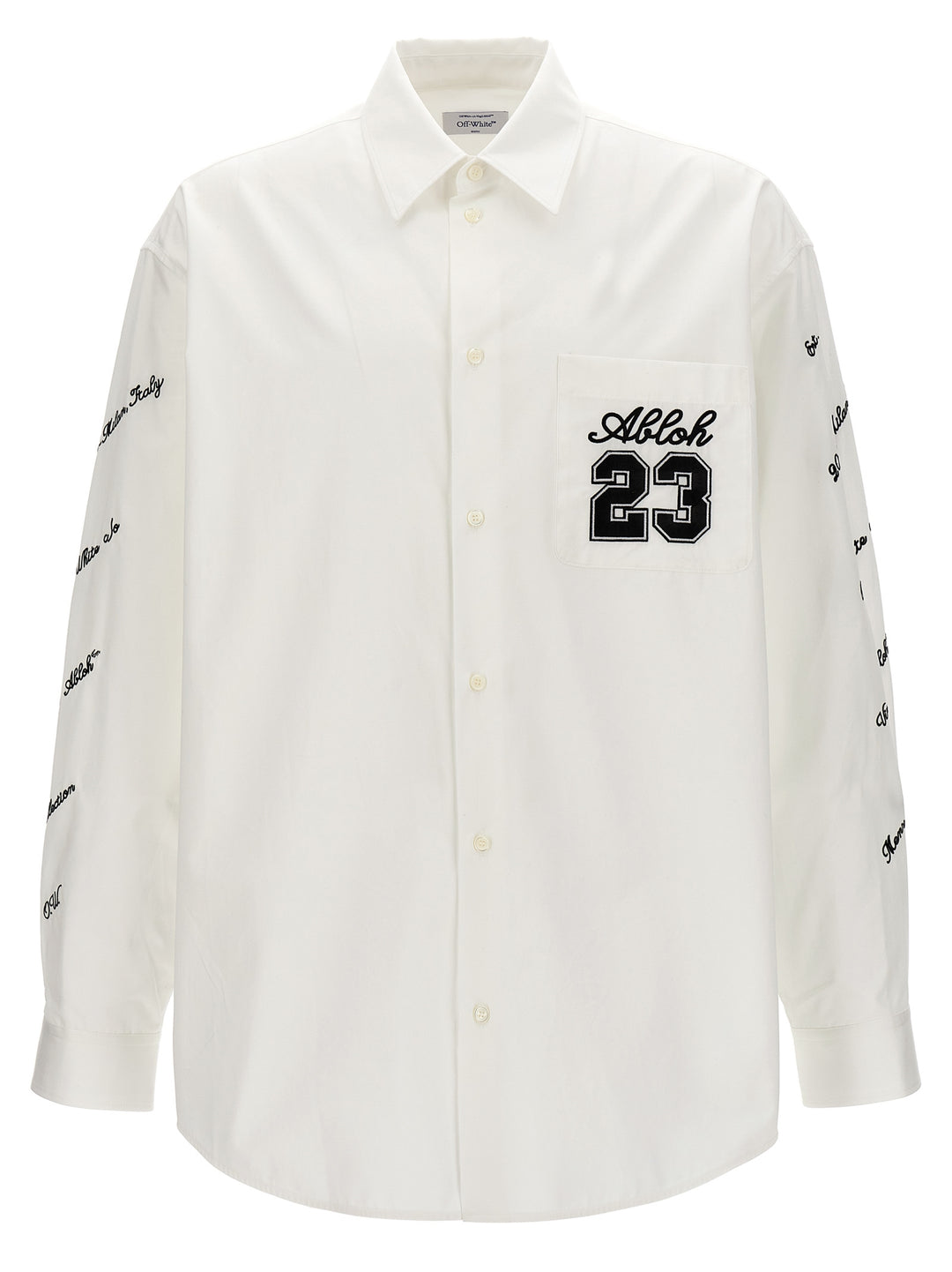 23 Logo Heavycoat Camicie Bianco/Nero