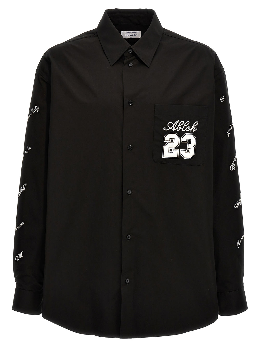 23 Logo Heavycoat Camicie Bianco/Nero